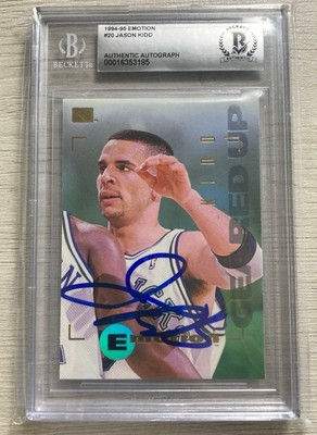 1994 Emotion Jason Kidd RC Auto 661049 | eBay