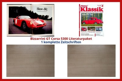 Bizzarrini GT Corsa 5300 Literaturpaket - 2 komplette Zeitschriften