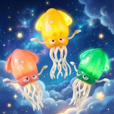 #ad Dancing Squid Toy for Kids with LED Lights amp; Music 8 Leg Action Obstacle Avoidan $9.95