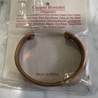 Copper Magnetic Bracelet Arthritis Pain Therapy Energy Cuff Bangle Braided New