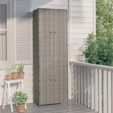 Garden Storage Cabinet Gray