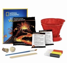 National Geographic Build Your Own Volcano STEM Educational Toy New In Box
