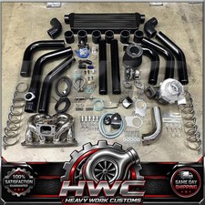 Black Equal Length Turbocharger 25psi For Integra Civic Eg Ek B-series Turbo Kit