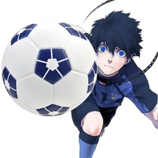 BLUE LOCK Isagi Yoichi Soccer Balls Size 5 Children PU Material Seamless Goal