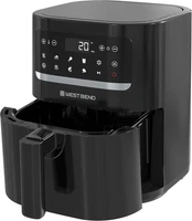 Compact Air Fryer 5-Quart Capacity with Digital Controls LCD Display and 10 Cook