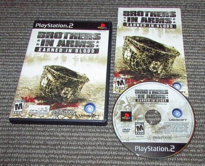 Brothers in Arms Earned in Blood for Playstation 2 Complete / Fast Shipping