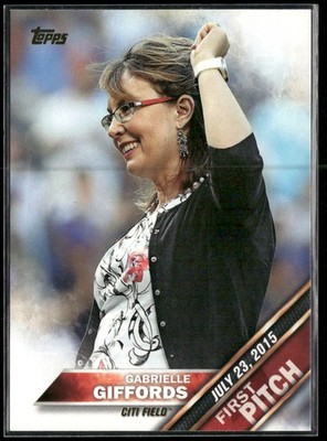 2016 Topps Gabrielle Giffords First Pitch #FP-2 New York Mets