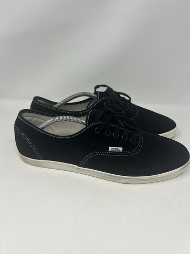 Scarpe Vans autentiche Lo Pro stringate tela nere skater basse uomo taglia 12 - Foto 4 di 11