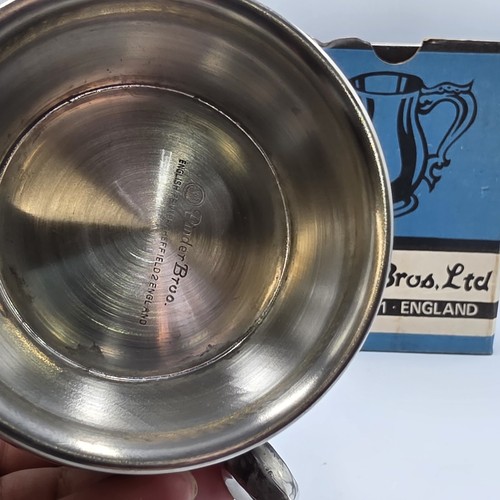 Vintage Tankard Pinder Bros Ltd. Sheffield England Vintage Original Box - Foto 6 di 8