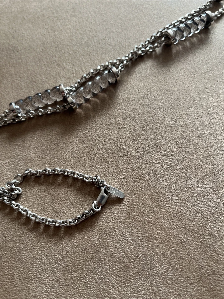 Баккара серебро ожерелье цепочка - Изображение 3 из 4