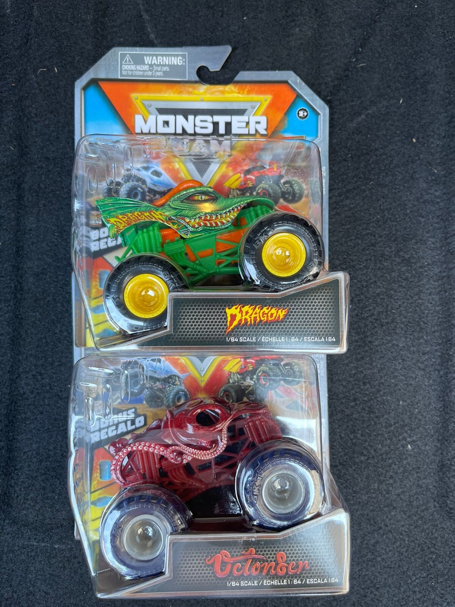 hotwheels monster jam 日本未発売 入手困難 Monster Jam 2022 Dragon & Octon8er Series 24 Lot of 2 | eBay
