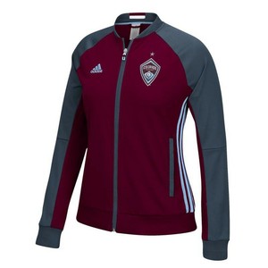 burgundy adidas track jacket women's