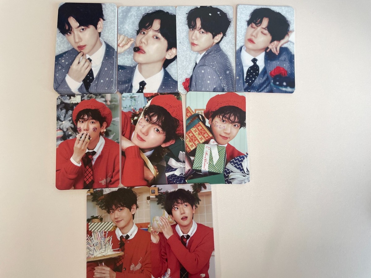 BAEKHYUN 2024 CHRISTMAS FANMEETING CHAOTIC PARTY TRADING PHOTO