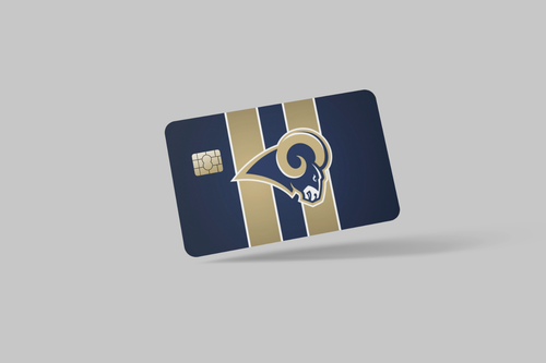 LOS ANGELES RAMS , NFL , 2 pc credit card skin & DEBIT CARD,TROLLEY & GYM - Picture 11 of 17