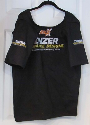 Inzer Rage X Bench Shirt 52 Black w/H.D. Collar option + 2'' Scoop Neck (Used 1X)
