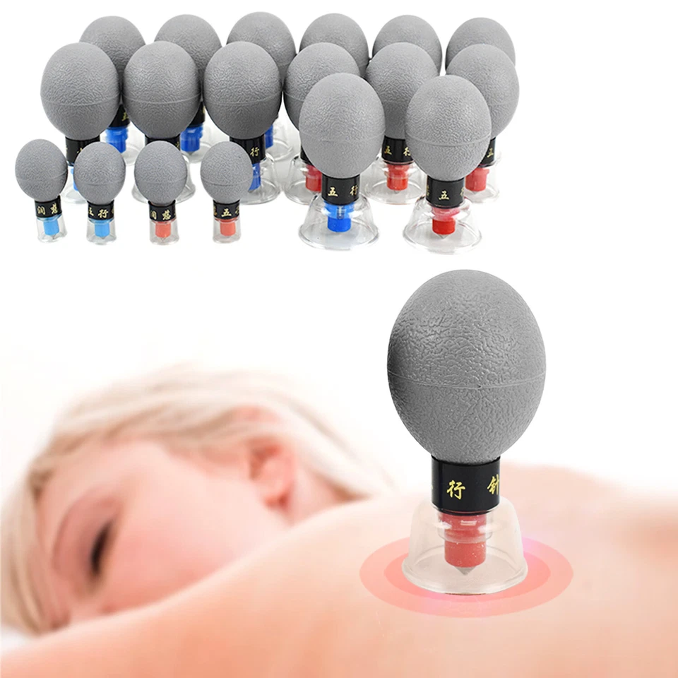 18 / 12 PCS 五行针 Magnetic Acupressure Suction Cup for Self Treatment Wu Xing Zhen - Image 2 of 4