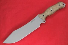 Swamp Rat Knife Works Rodent SAR Rat .24" Re-curved Blade, Black G10 w/Sheath