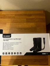 Fit King Air Compression Circulation Leg Massager w/ 3 Heat Modes Model FT-017A
