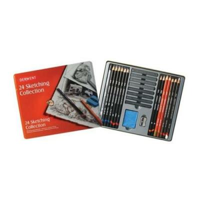 DERWENT SKETCHING COLLECTION - Dose mit 24 Bleistiften