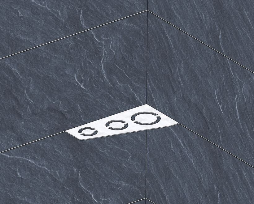 Étagère De Douche D'angle JS-Parts Inox Brossé V2A - Facile à Poser, 20x20 Cm