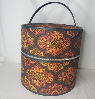 Vintage Travel Hat Boxes MOD Vintage HAT BOX Train Case MCM