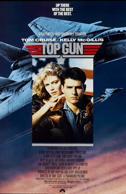 Top Gun movie poster : Tom Cruise poster, Kelly McGillis : 11 x 17