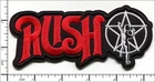 20 Pcs Embroidered Iron on patches RUSH 131x56mm AP025rS1
