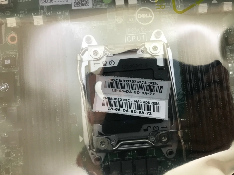 0CN7X8 Dell PowerEdge R430 R530 Dual LGA2011 Server System Motherboard - Image 4 of 4