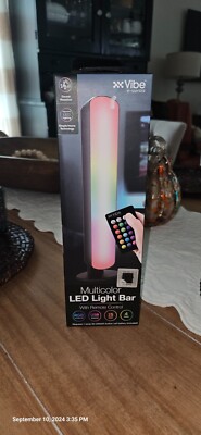 New VIBE Multicolor-Light Bar 4 Light Modes With Remote Control Brand New