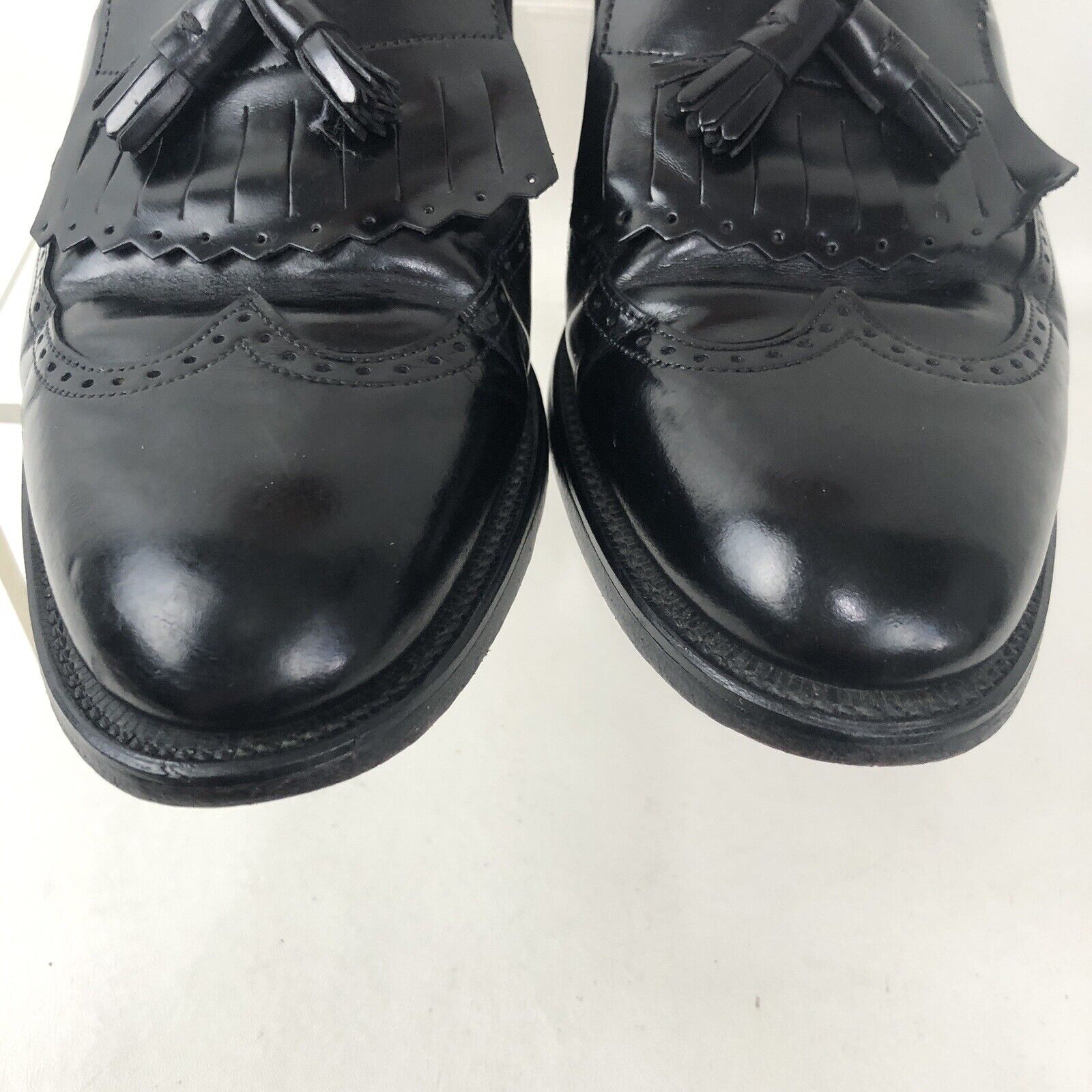 STAFFORD Executive Men's Shoes Tassel Wingtip Loa… - image 5