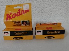 Vtg Kodak Kodacolor II Color Negative Film C110-24 C110-12 Expired 1982 Lot Of 2