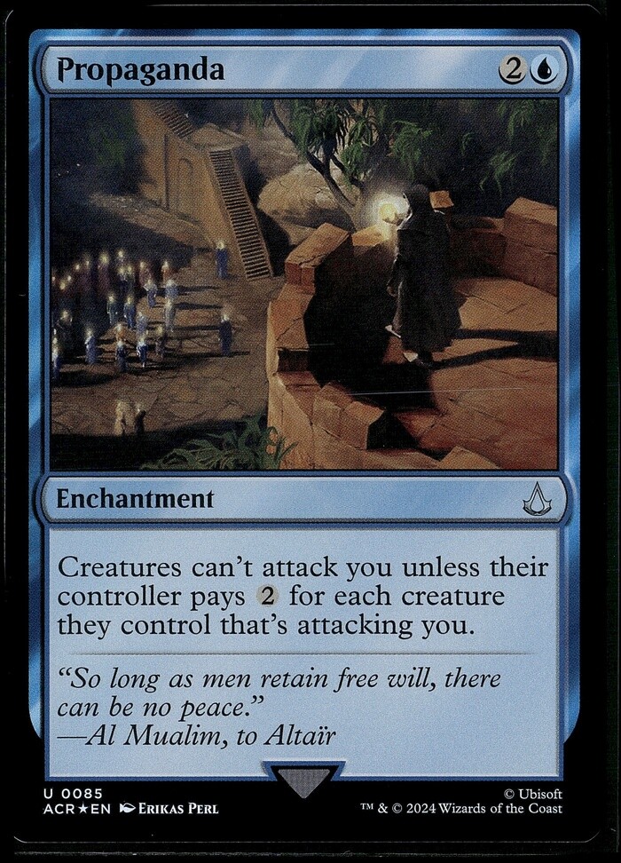 cards like propaganda mtg Propaganda - 85 Foil MTG ACR