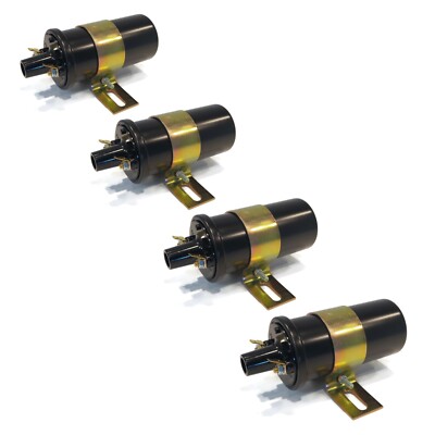 Pack of 4) Ignition Coil Module & Hardware for John Deere PC1474 