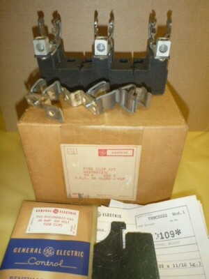 #ad #ad CR208X121C 60 AMP GENERAL ELECTRIC FUSE CLIP KIT 60A 250V NEC or CLASS J CLF $26.19