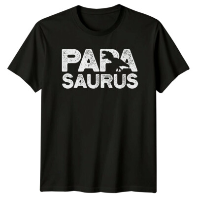 Papa Saurus Rex T-Shirt, Dinosaurier Papa Vatertag Geschenk