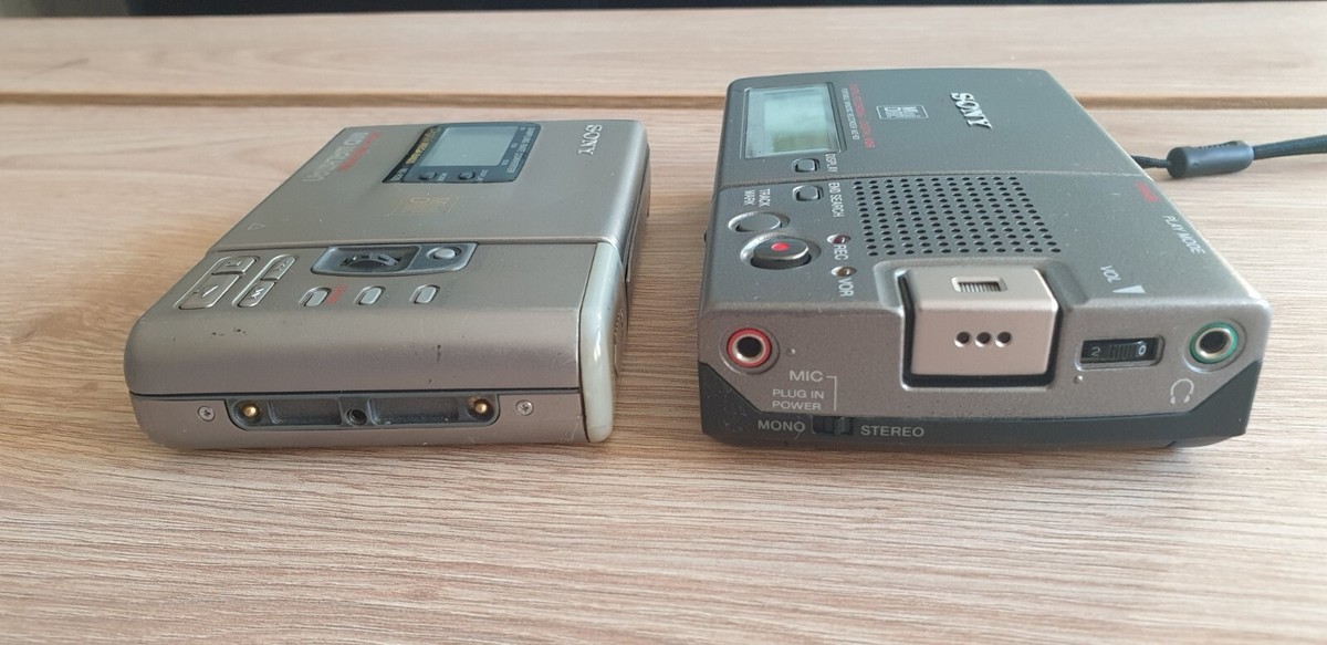 LOT 2 Walkman Sony MZ-B3 & Sony MZ-R30 MD Mini Disc | eBay UK