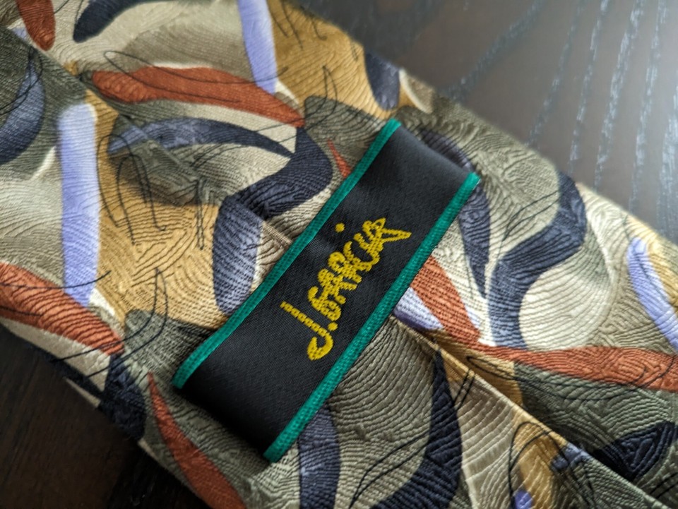 Jerry J. Garcia Mens Neck Tie Van Gogh's Tree Golf Brush Art Designer Silk eBay