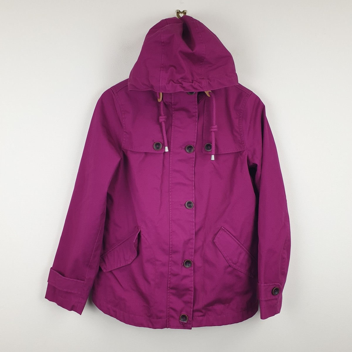 Rain Coat Women Joules Women's Rain Jacket, French Navy, 16 Rain