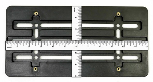 5 Universal License Plate Holder Mounting Relocator Adapter Bumper Kit Brackets - Picture 2 of 21