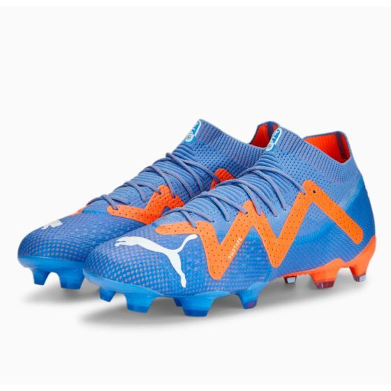 PUMA Future Ultimate FG/AG Blue Orange 107165-01 Men's Football