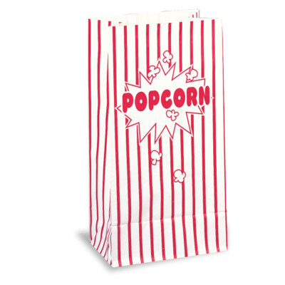 10 Stück Popcorn Papier Partytüten - Party Beutetüten Geschenk
