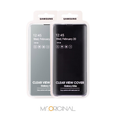 Original Samsung Official Galaxy S10 Clear View Flip Case【GET