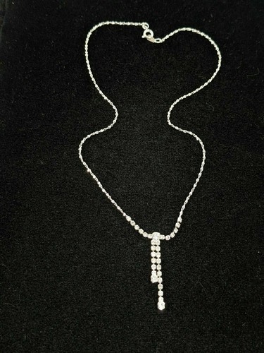 Drop Choker Necklace Art Deco Style 