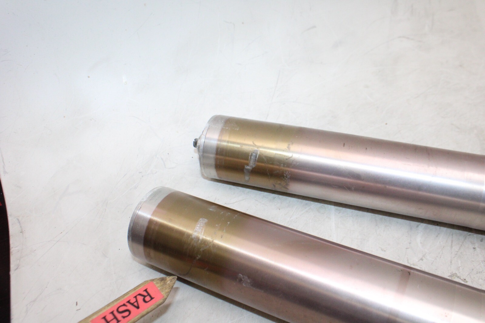 91-92 KAWASAKI NINJA ZX7 ZX750J OEM FRONT FORKS SHOCK SUSPENSION SET PAIR