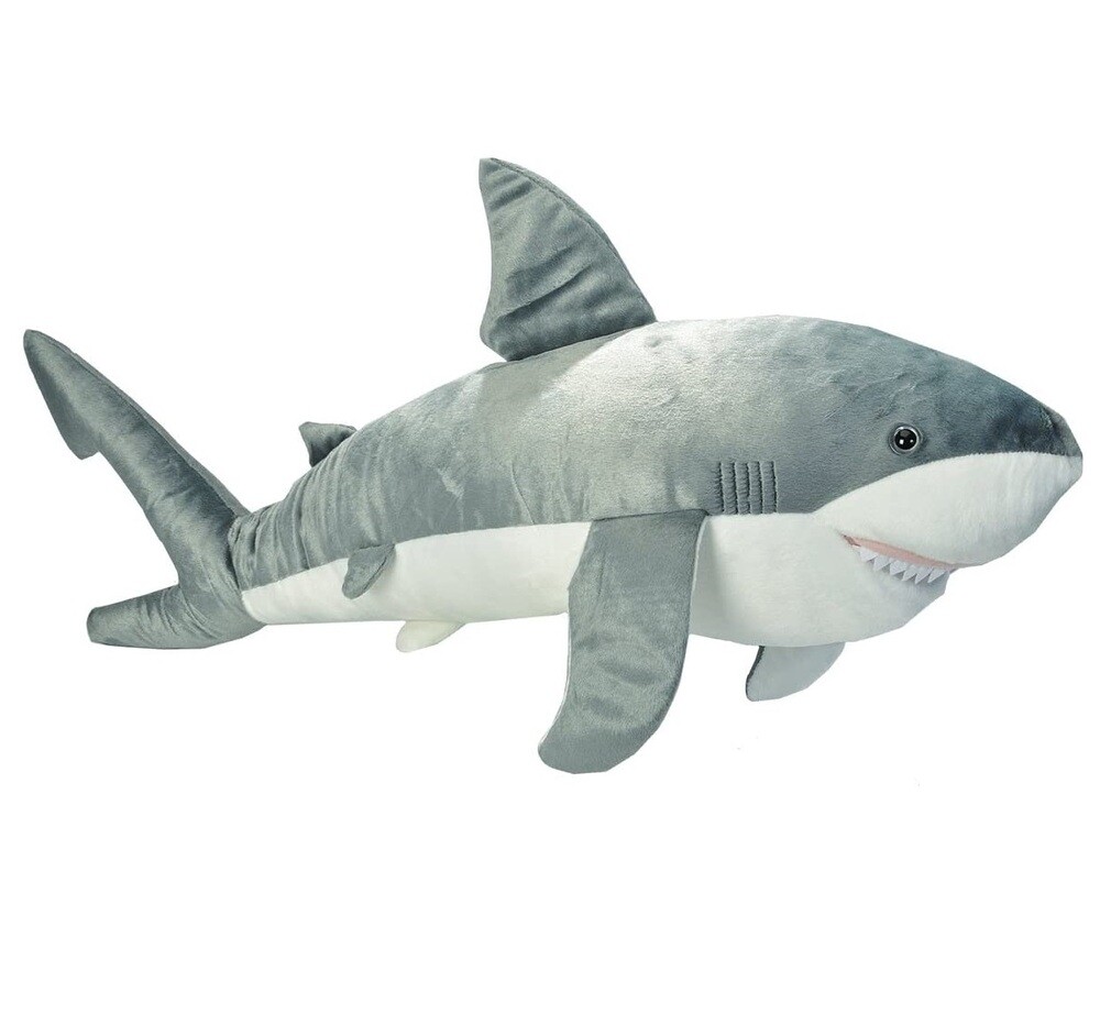 Wild Republic Cuddlekins Jumbo Great White Shark 30inch