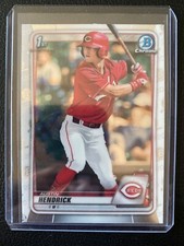 2020 Bowman Draft Chrome 1st Austin Hendrick Rookie RC BD-34 Reds Rookie