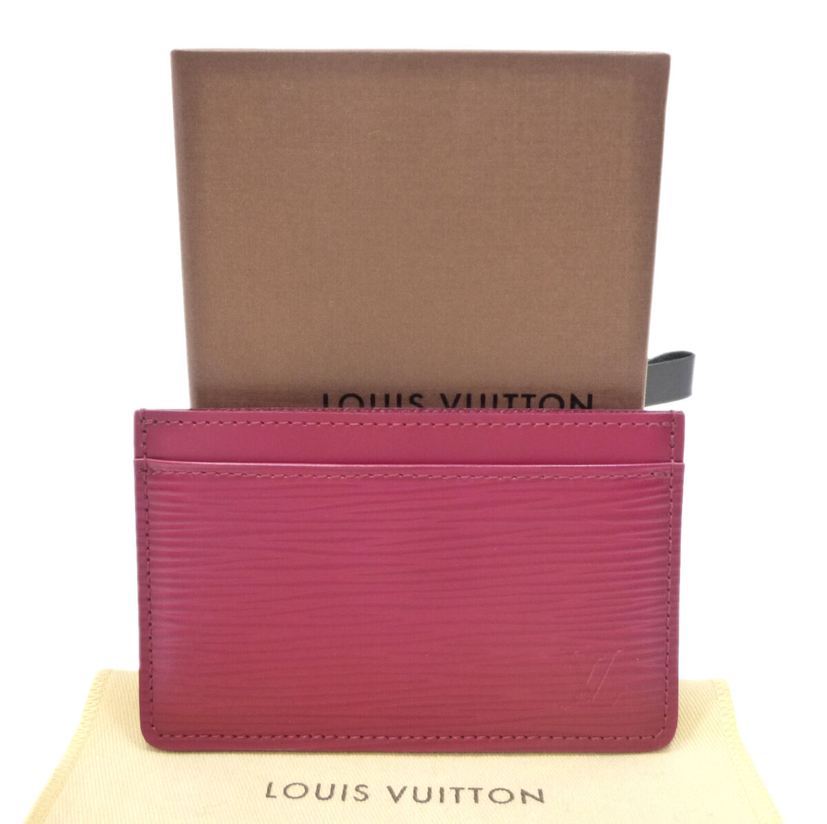 Authentic LOUIS VUITTON Epi Simple Card Holder M60327 Authentic LOUIS VUITTON Epi Simple Card Holder M60327