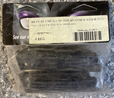 Kuryakyn 4465 Replacement Rubbers for Kaiser Pegs 4460 & 4461