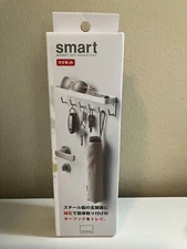 Yamazaki Jitsugyo Magnetic Key Hook & Tray Smart White 2754