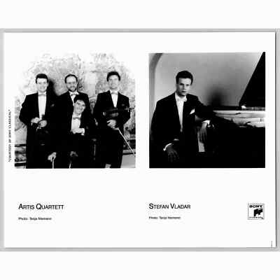 Artis Quartett and Stefan Vladar Classical 80s-90s Glossy Music Press Photo